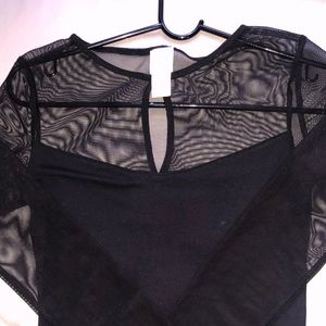 Mesh Sleeve Bodysuit